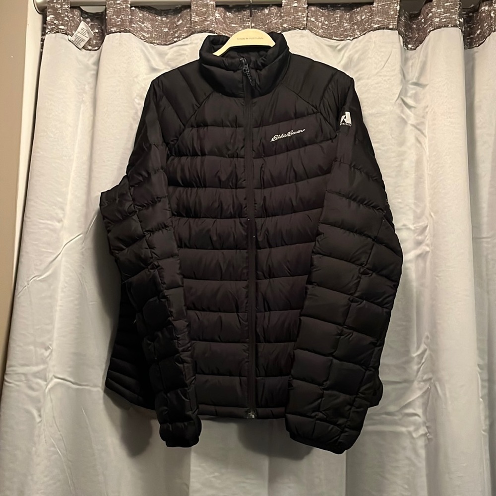Black Eddie Bauer puffer